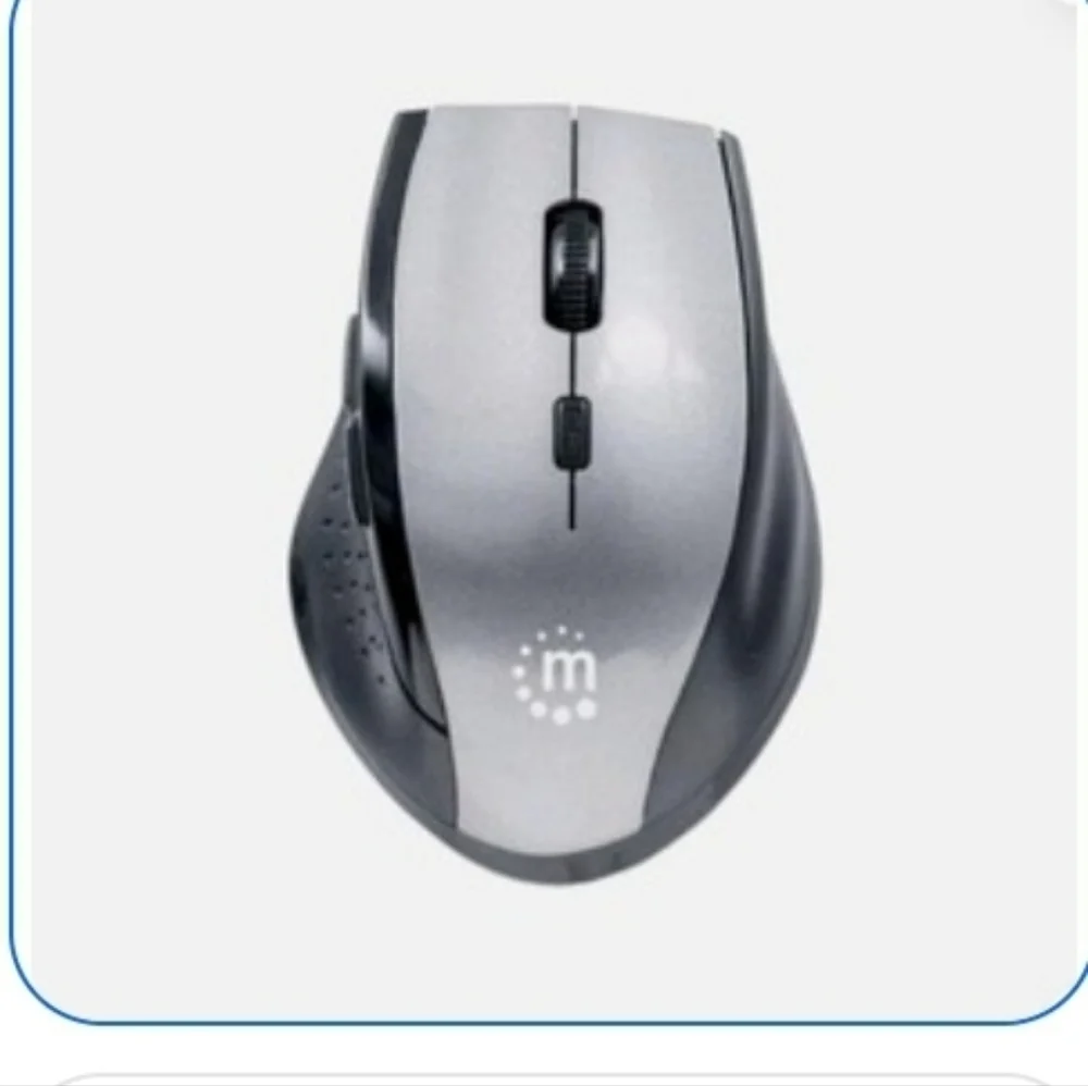 Curve Wireless Optical Mouse - Black and Gray